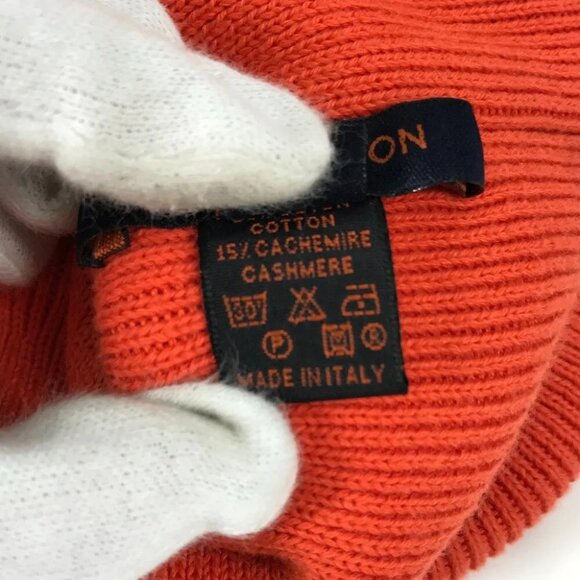 Auth LOUIS VUITTON LVCUP Louis Vuitton Cup beanie knit cap Knit hat Red/White - Picture 4 of 14